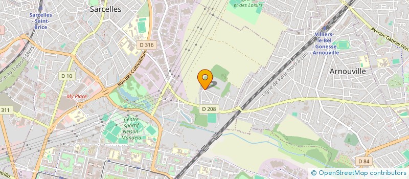 localisation de l'entreprise SHOW OFF CARS  SARCELLES