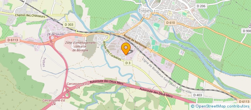 localisation de l'entreprise SHOW ROCK ORGANISATION  TREBES