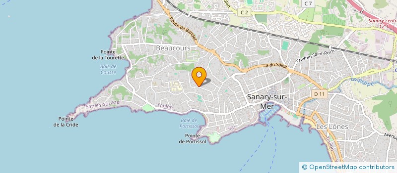 localisation de l'entreprise SHOW ROOM DESIGN  SANARY-SUR-MER