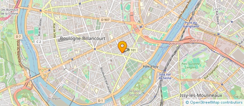 localisation de l'entreprise SHOW ROOM ITALIANO SARL à BOULOGNE-BILLANCOURT