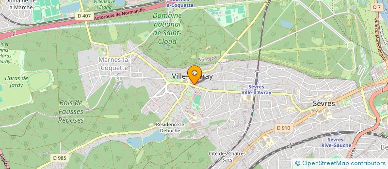 localisation de l'entreprise SHOW- SURE  VILLE-D'AVRAY