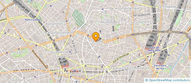 localisation de l'entreprise SHOW TIME à PARIS