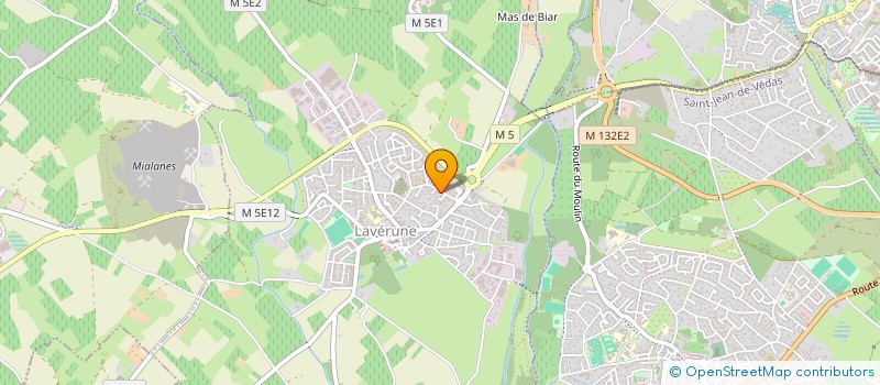 localisation de l'entreprise SHOW VIN  LAVERUNE