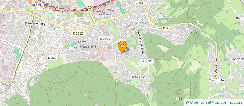 localisation de l'entreprise SHOW YOUR KOLORS GROUP  EYBENS