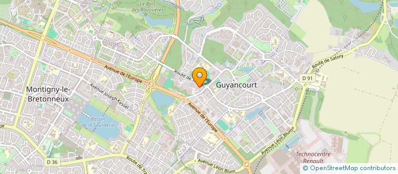 localisation de l'entreprise SHOW7  GUYANCOURT