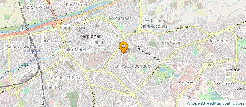 localisation de l'entreprise SHOWCASE  PERPIGNAN