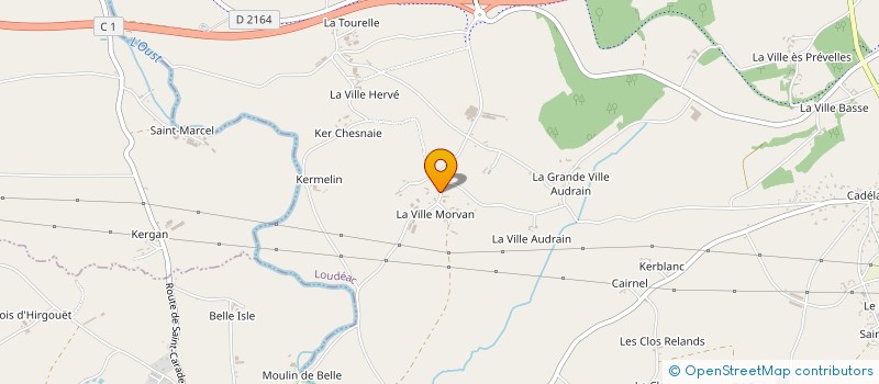 localisation de l'entreprise SHOWCOM à LOUDEAC