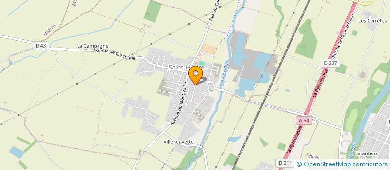 localisation de l'entreprise SHOWLIVE  SAINT-HILAIRE