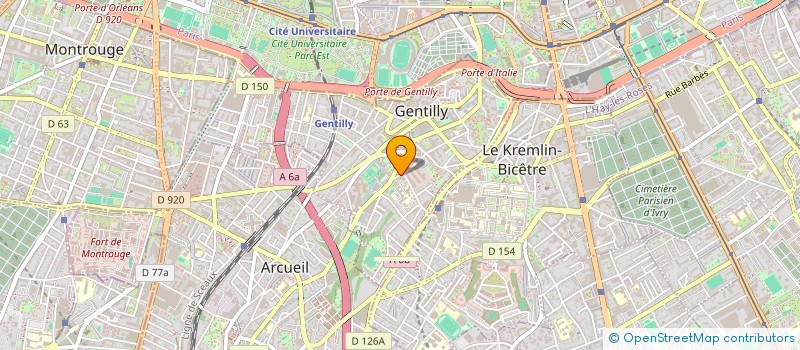 localisation de l'entreprise SHOWOFF à GENTILLY