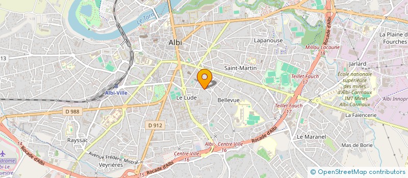 localisation de l'entreprise SHOWROOM 81 à ALBI