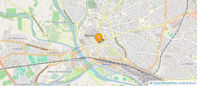 localisation de l'entreprise SHOWROOM OLIVIA  BEZIERS