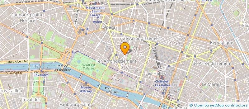 localisation de l'entreprise SHOWROOM ONE O ONE à PARIS