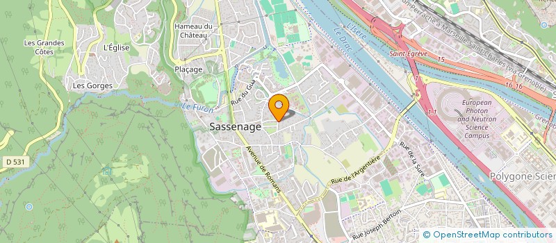 localisation de l'entreprise SHOWROOMPRIVE RECOVERY PETITS PORTEURS (SRPP)  SASSENAGE