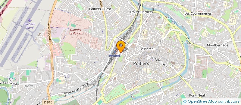 localisation de l'entreprise SHOWSLIM à POITIERS