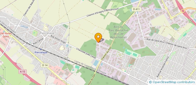 localisation de l'entreprise SHOWSTAND IMPRESSION  PIERRELAYE