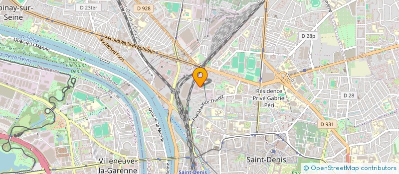 localisation de l'entreprise SHP2 à SAINT-DENIS