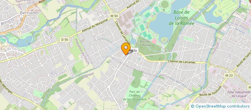 localisation de l'entreprise SHPAJ  TOURNEFEUILLE