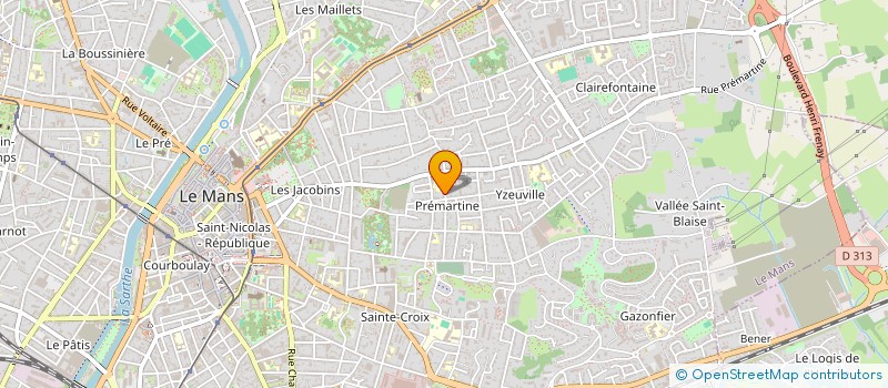 localisation de l'entreprise SHPB  LE MANS