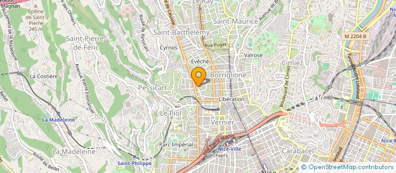 localisation de l'entreprise SHPR à NICE