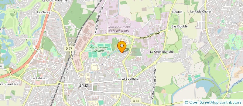 localisation de l'entreprise SHPROU ASSO  BRUZ