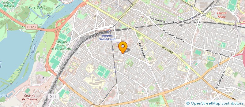 localisation de l'entreprise SHPS à ANGERS