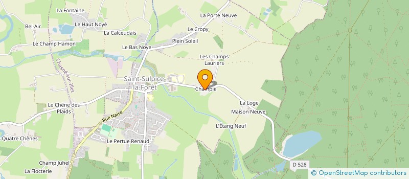 localisation de l'entreprise SHPV2  SAINT-SULPICE-LA-FORET