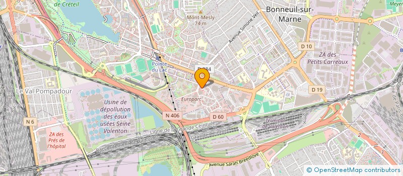 localisation de l'entreprise SHR DU PARC DE CRETEIL  CRETEIL