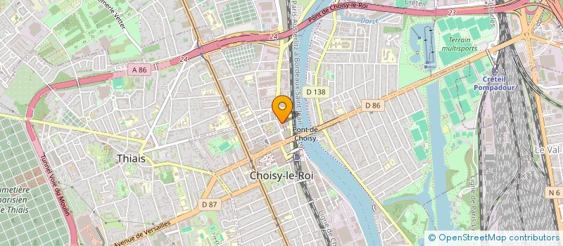 localisation de l'entreprise SHR SERVICES à CHOISY-LE-ROI