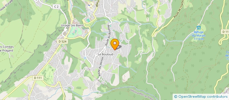 localisation de l'entreprise SHREDLAB  SAINT-MARTIN-D'URIAGE