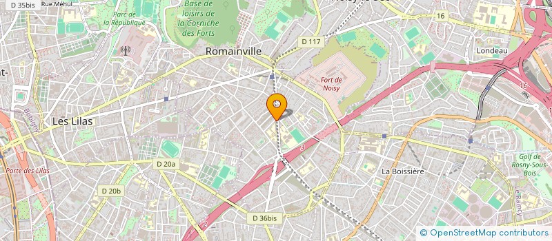 localisation de l'entreprise SHREYA à ROMAINVILLE