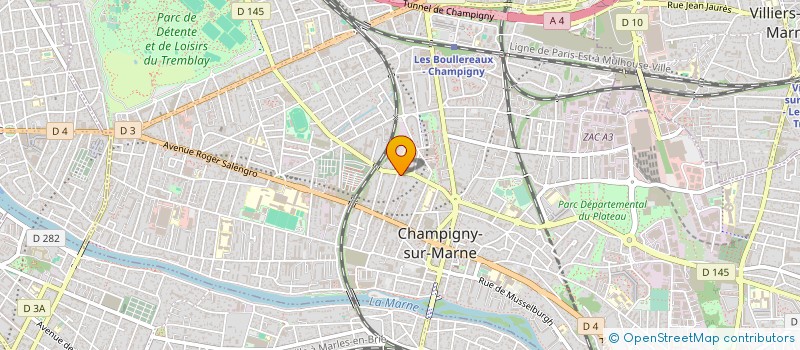 localisation de l'entreprise SHRI VARSHA CASH & CARRY à CHAMPIGNY-SUR-MARNE