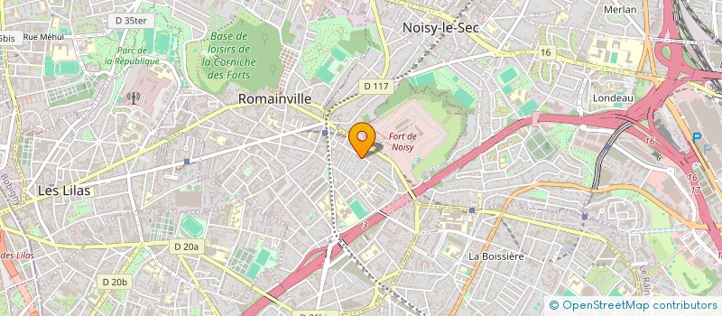 localisation de l'entreprise SHRIDGES  ROMAINVILLE