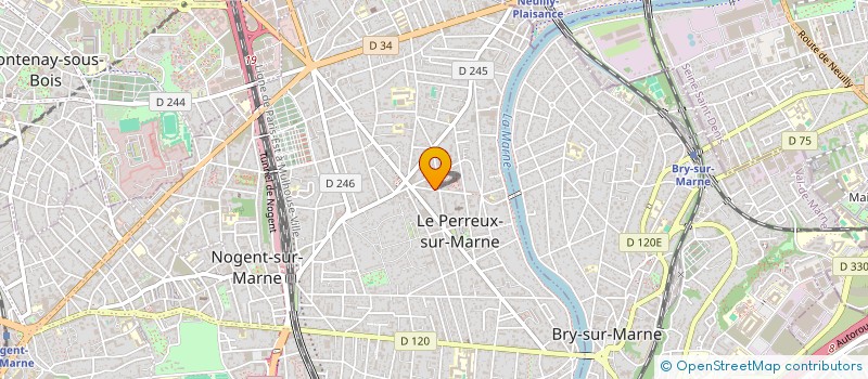 localisation de l'entreprise SHRM BAT  LE PERREUX-SUR-MARNE