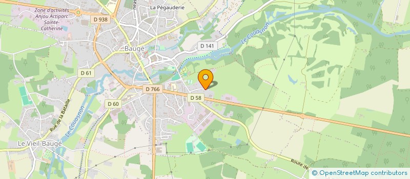 localisation de l'entreprise SHRP à BAUGE-EN-ANJOU
