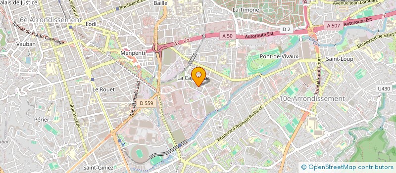 localisation de l'entreprise SHS à MARSEILLE