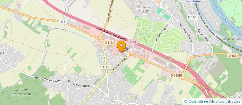 localisation de l'entreprise SHS EXPERTISE à ORGEVAL
