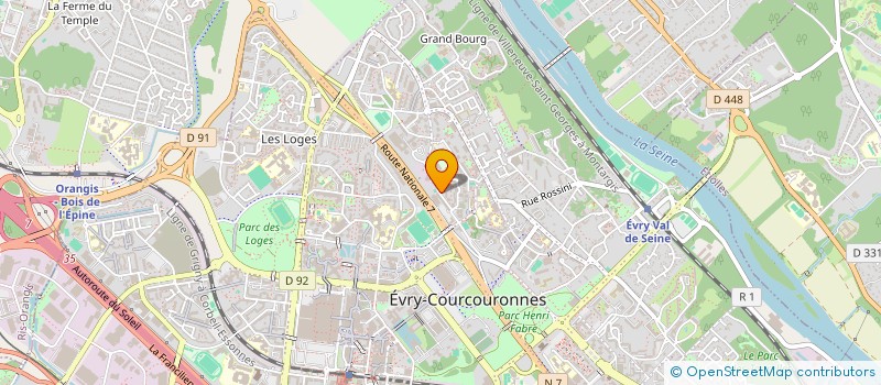 localisation de l'entreprise SHS SOCIETE HAUTE SECURITE à EVRY-COURCOURONNES