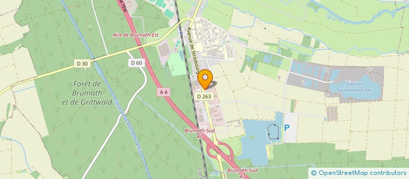 localisation de l'entreprise SHT FRANCE  BRUMATH