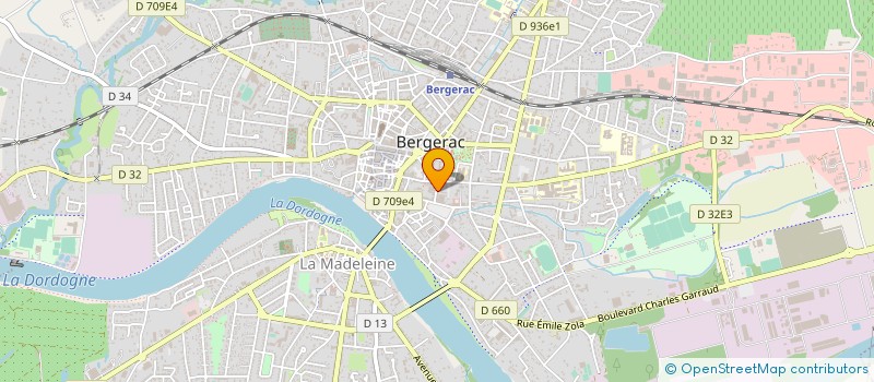 localisation de l'entreprise SHT SERVICES à BERGERAC