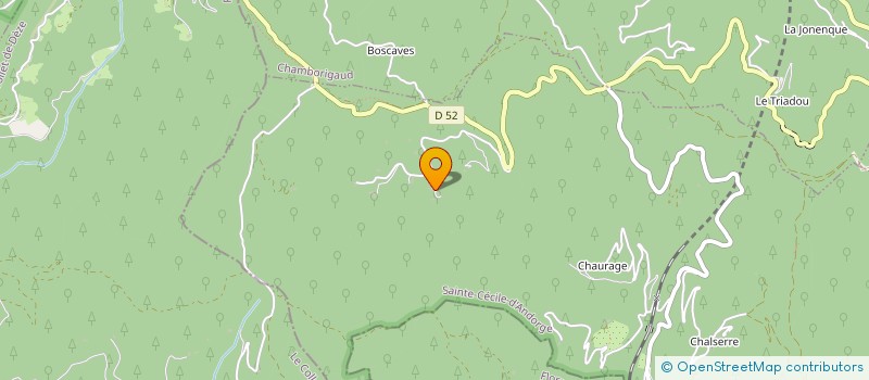 localisation de l'entreprise SHTA  SAINTE-CECILE-D'ANDORGE