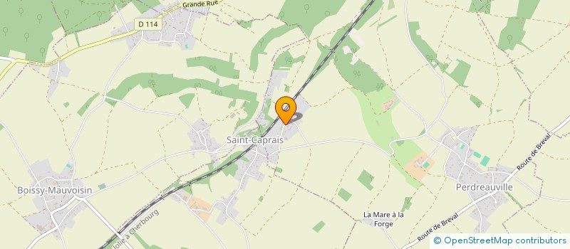 localisation de l'entreprise SHTP  PERDREAUVILLE