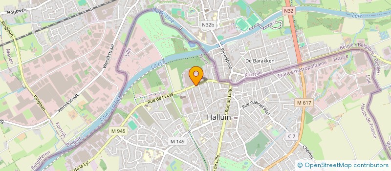 localisation de l'entreprise SHTUBINA  HALLUIN