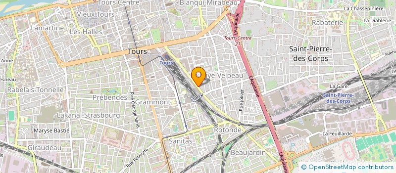 localisation de l'entreprise SHU  TOURS