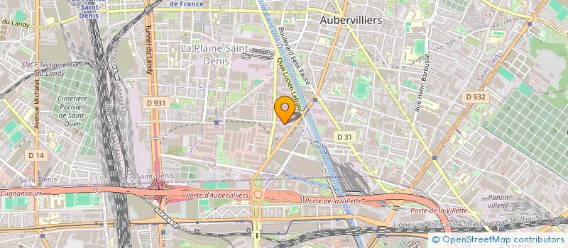 localisation de l'entreprise SHUANG FEI YANG  AUBERVILLIERS