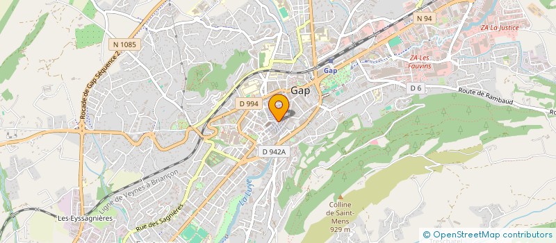 localisation de l'entreprise SHUET  GAP