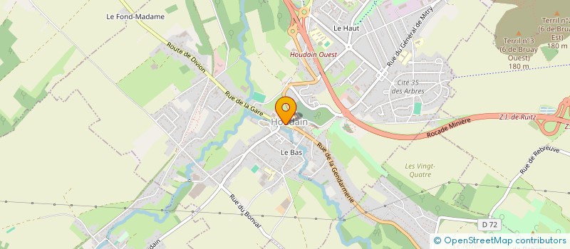 localisation de l'entreprise SHUFFLE COUNTRY  HOUDAIN