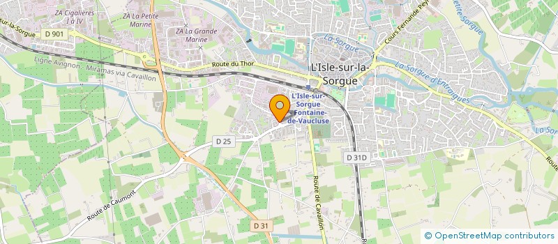 localisation de l'entreprise SHUGA  L'ISLE-SUR-LA-SORGUE
