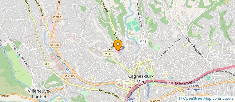 localisation de l'entreprise SHUMARE à CAGNES-SUR-MER