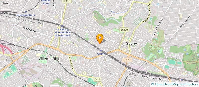 localisation de l'entreprise SHUN LEE  GAGNY