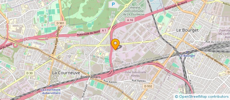 localisation de l'entreprise SHUN LITEC à LA COURNEUVE